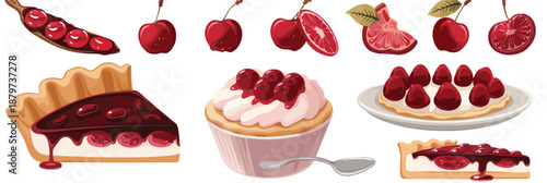 Delicious Cherry Desserts Pies, Tarts, and Cupcakes