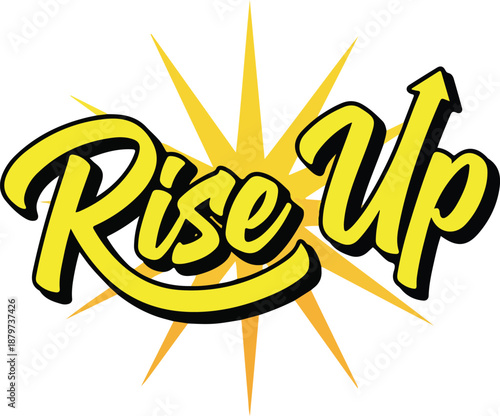 Rise Up Motivational Graphic Design