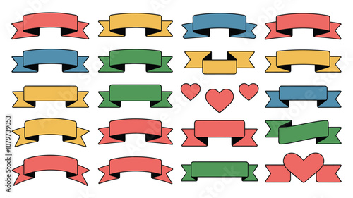 Colorful banner collection Vector