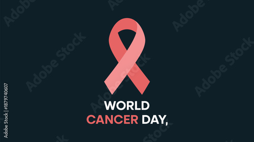World cancer day Vector