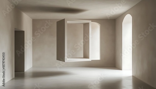 Wallpaper Mural empty white room Torontodigital.ca