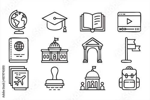 Education and Knowledge Symbols