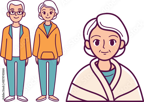 Elderly Care Support and Assistance Concept. Elderly Care Health and Wellness Theme. Elderly Care Home Support Service. Elderly Care Nursing and Daily Help. Elderly Care Family and Compassion Concept