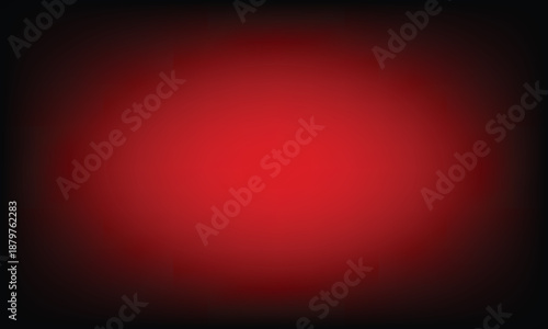 A large red circle on a black background with a gradient effect applied to it smoothly blending colors together high-quality