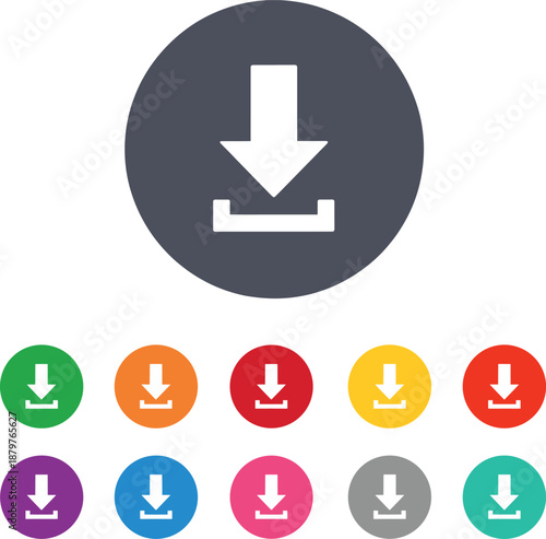 Download Arrow Icon Set in Multiple Vibrant Colors for Web and AppsDownload Arrow Icon Set in Multiple Vibrant Colors for Web and Apps