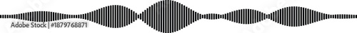 Sound wave graphic illustration Vector