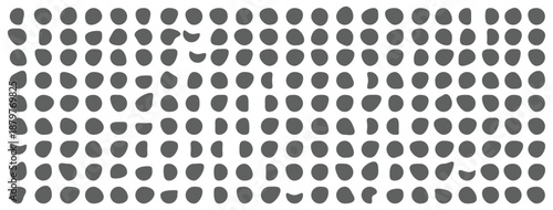 Blob shapes black collection vector design elements isolated. Random blob circles icon set. Isolated on a white background.