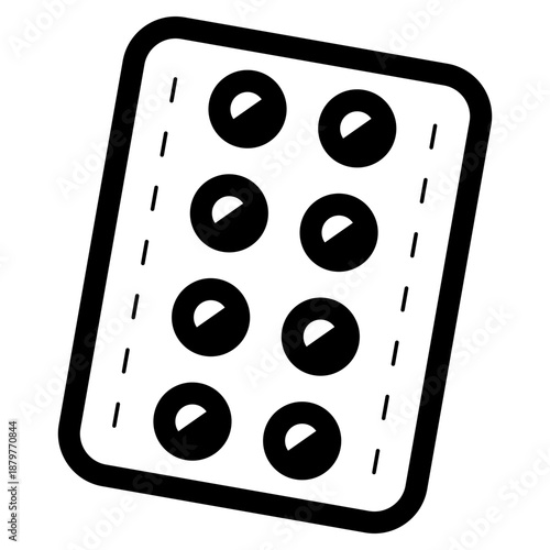 menstrual medicine tablet icon