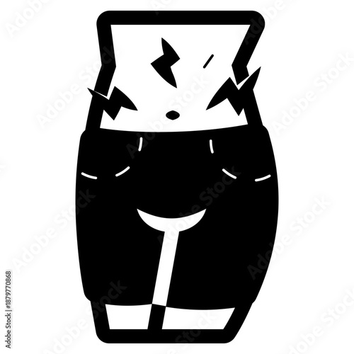 menstruation stomach cramps icon