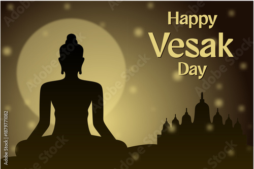 Happy Vesak Day background