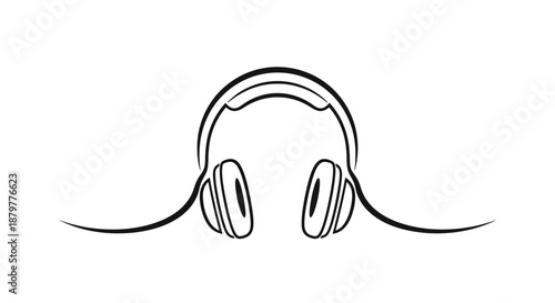 Headphone illustration