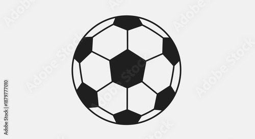 soccer ball isolated on white