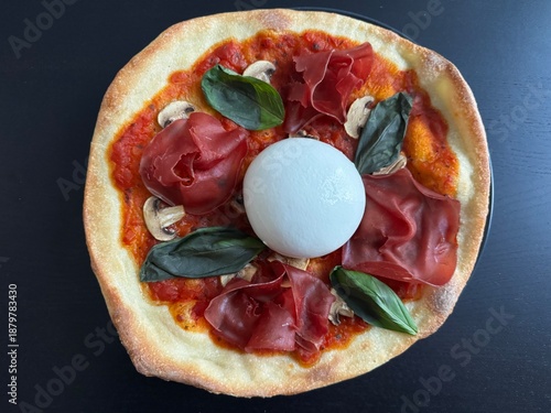 Wallpaper Mural pizza with salami Torontodigital.ca