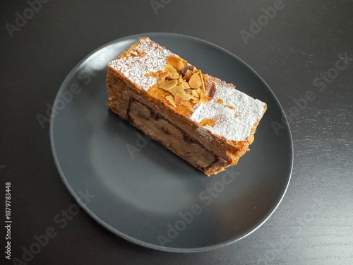 Wallpaper Mural chocolate cake on a plate Torontodigital.ca