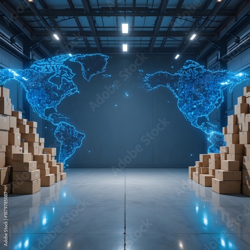 Global Logistics Warehouse Frame