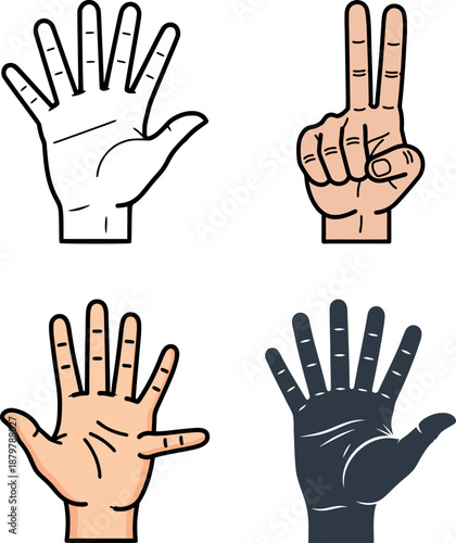 A hand with six fingers as an example of an AI hallucination and an error in the generation algorithm. The concept of neural network imperfections, visual artifacts, and system failure.