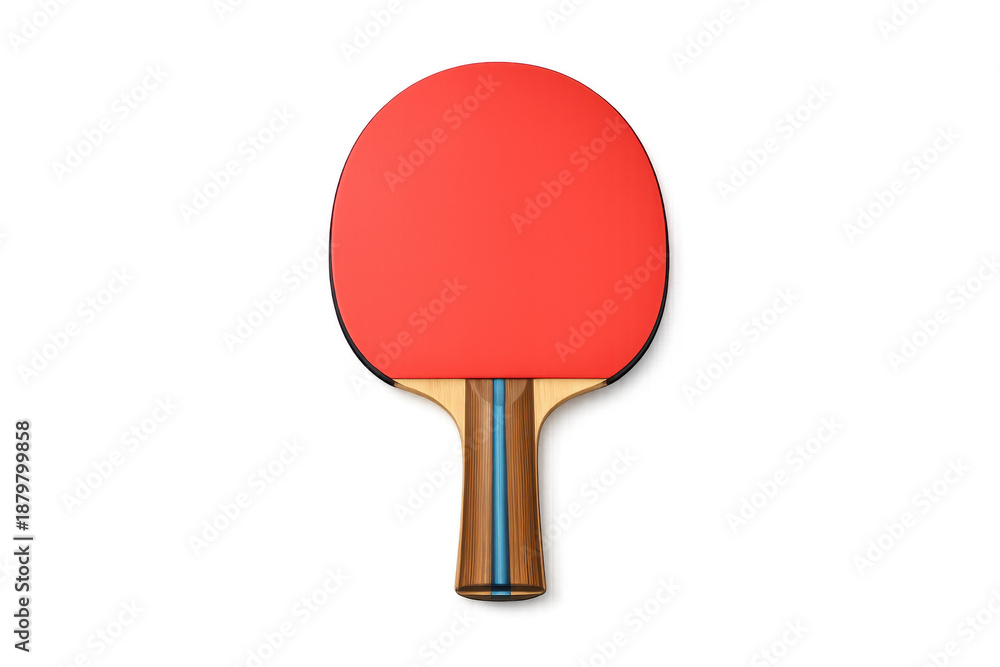 Fototapeta premium Minimalist table tennis paddle design for sports enthusiasts and decor