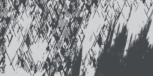 Modern abstract grunge texture featuring dynamic strokes and layered scratches for bold visual communication designs