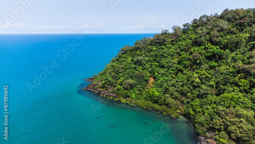 Aerial view of Cap tribulation, Queensland, Australia