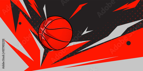 Basketball background design. The sport concept