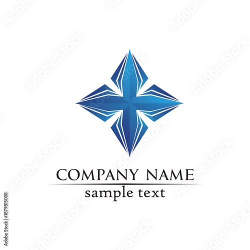 Business Finance professional logo template vector icon