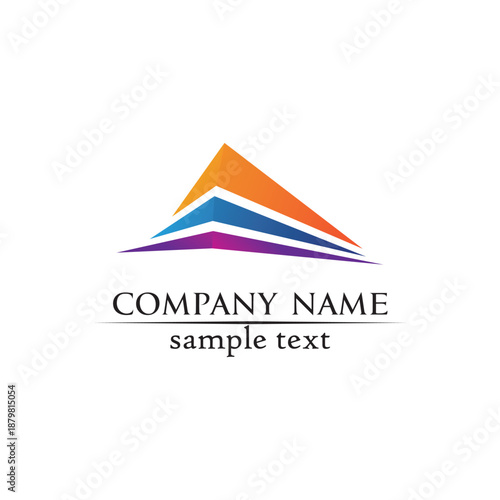 Business Finance professional logo template vector icon