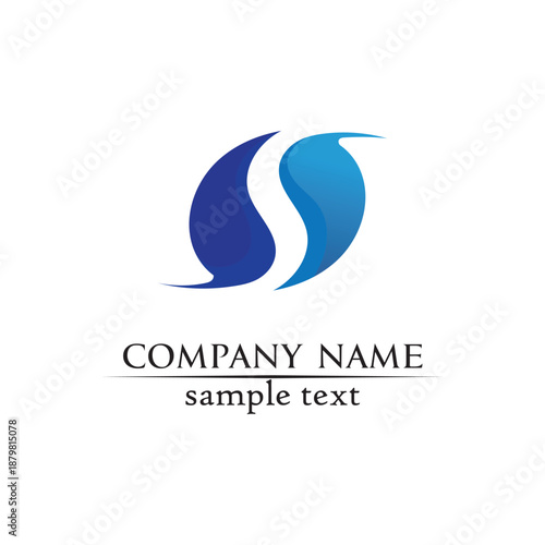 Business Finance professional logo template vector icon