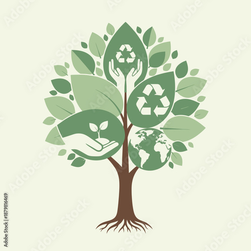 A vibrant green four-leaf clover with a brown stem, symbolizing good luck and fortune, isolated on a white background.