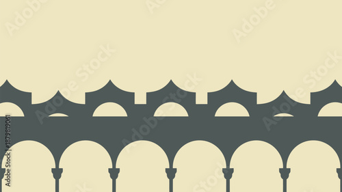 Intricate lace border design