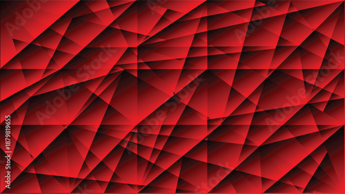 Abstract Glassy Geometric Background with Sharp Crystal Shards and Faceted 3D Shapes. Modern Navy Futuristic Technology Pattern for Luxury Corporate Presentation and Creative Digital Wallpaper Art.