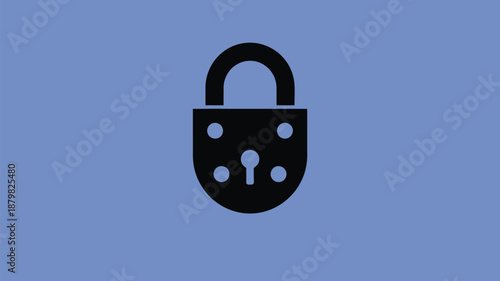 Secure lock icon