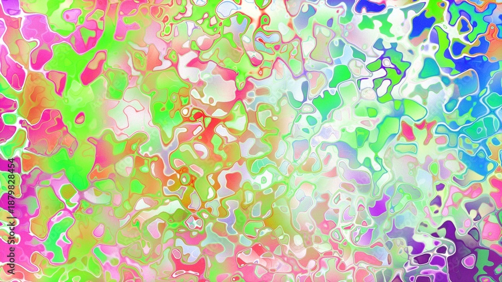 Fototapeta premium Abstract organic liquid texture with flowing amorphous shapes and expressive digital surface