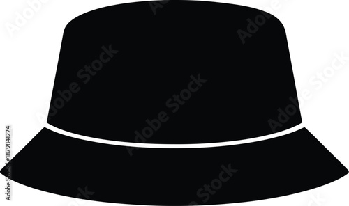 black hat isolated on white