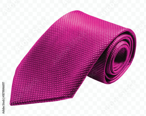 realistic 3d twill tie in different color style isolated on transparent background 