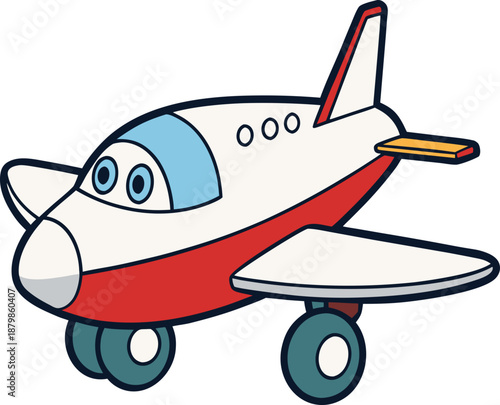 vector illustration of an airplane