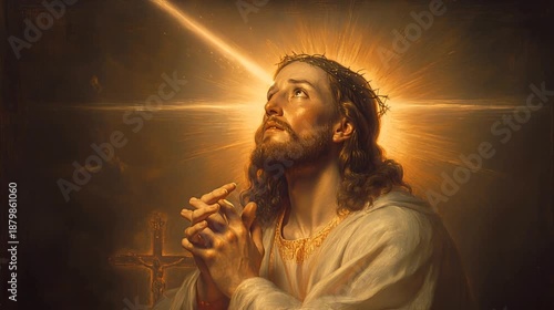 Good Friday with the image of Jesus Christ and the Cross.
