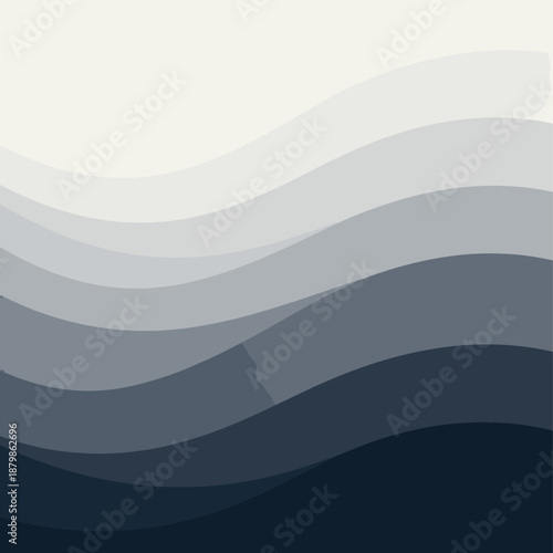 [Vector EPS]Abstract wave pattern with gradient colors in light and dark shades