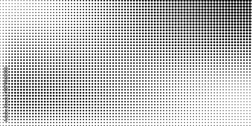 Wavy gradient halftone dots pattern texture background