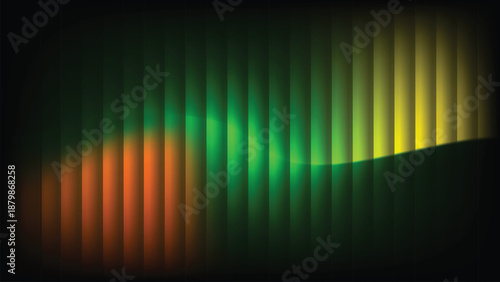Abstract vertical light bars in vibrant neon colors