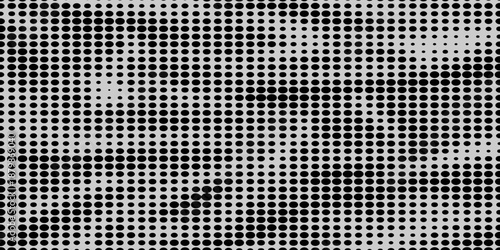 Halftone Background. Fade Dotted Overlay. Digital Gradient. Pop-art style. Grunge Backdrop. Vector illustration