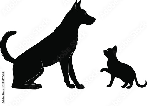 A charming canine companion a delightful and playful dog illustration