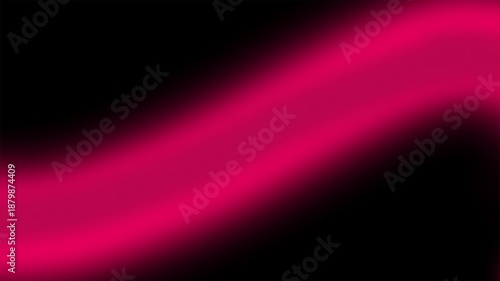 Pink gradient wave on black background