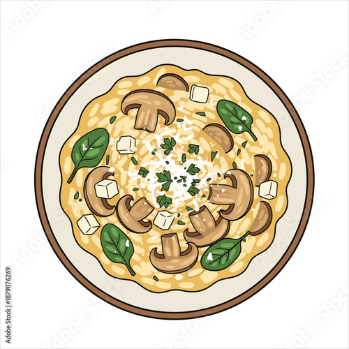 risotto vector design