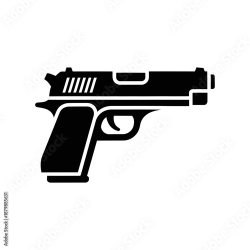 Simple black silhouette of a whisk for kitchen tool branding and cooking or baking workshop and culinary restaurant menu or chef equipment and domestic household utensil designs