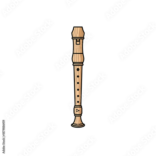 Illustration of a Recorder Instrument in a Simple Setting
