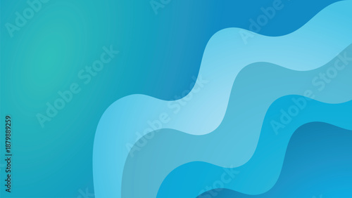 Vector Abstract background with dynamic shapes. Gradient wallpaper with wave shapes