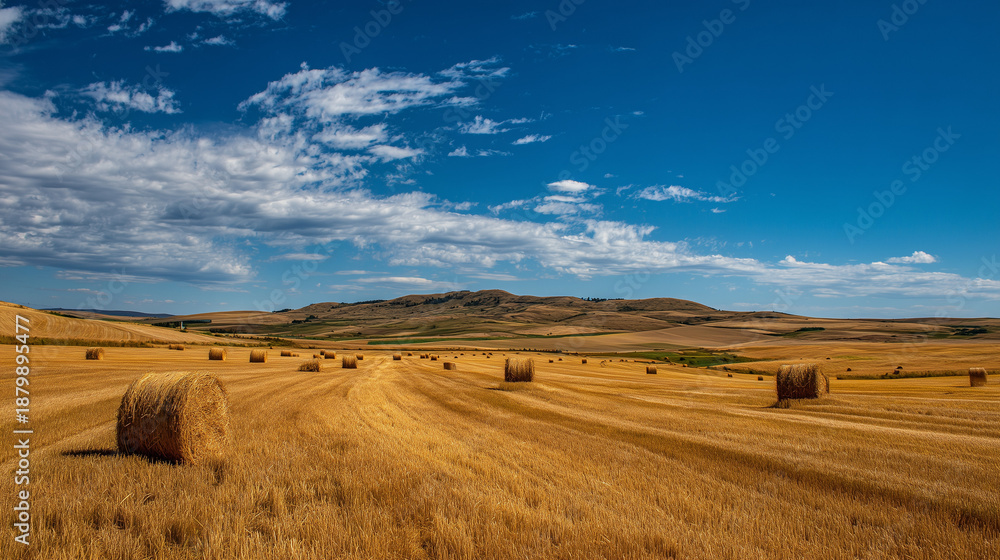 Fototapeta premium farm fields