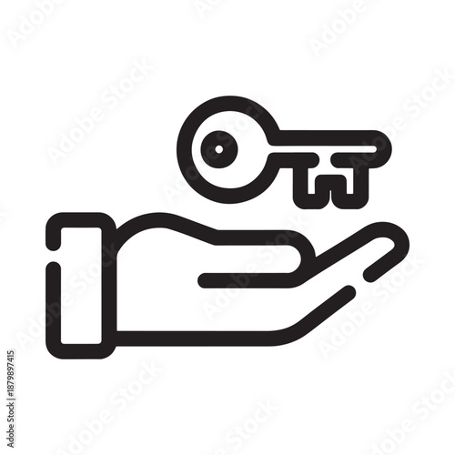 A hand offering a key symbolizing opportunity or access