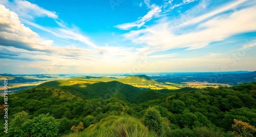 landscape with clouds
