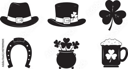 St Patricks Day Symbols Collection